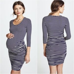 Ingrid & Isabel Striped Maternity Dress